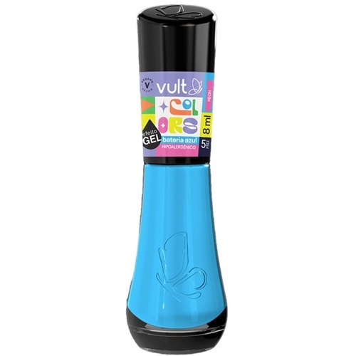 Esmalte Neon Vult Colors bateria azul