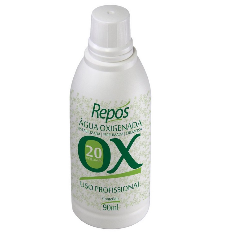 agua oxigenada repos profissional 20 volumes, 1 unidade com 90ml