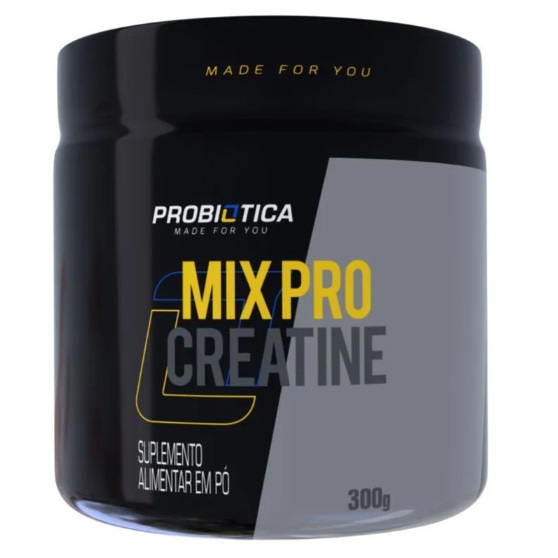 mix pro creatine probiotica pote com 300g